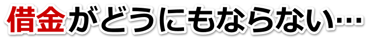 誰か助けて…。借金が返せない。池田市で弁護士や司法書士に無料相談する